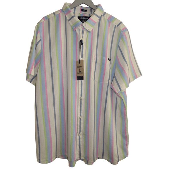 Chubbies Mens Sport Performance Friday Shirt "The Soft Serve" 2XL NWT - Picture 1 of 4